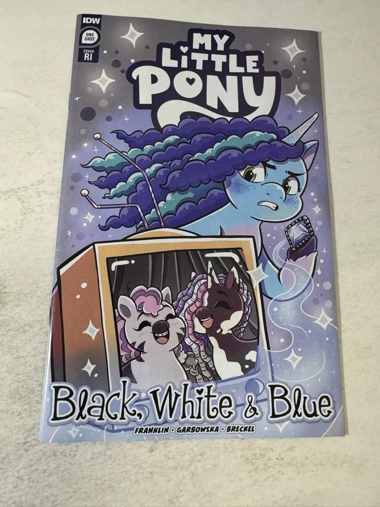 MY LITTLE PONY Black White & Blue NM 1:10 Variant