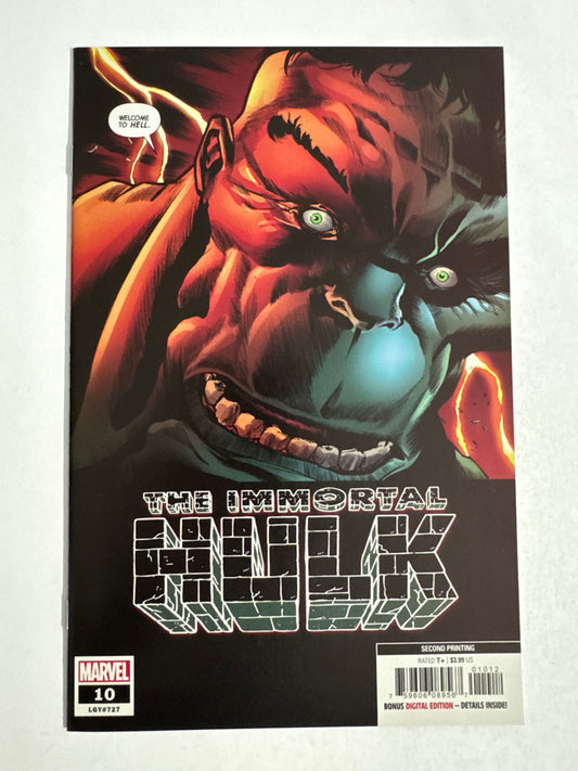 IMMORTAL HULK #10 NM 2nd Print Variant
