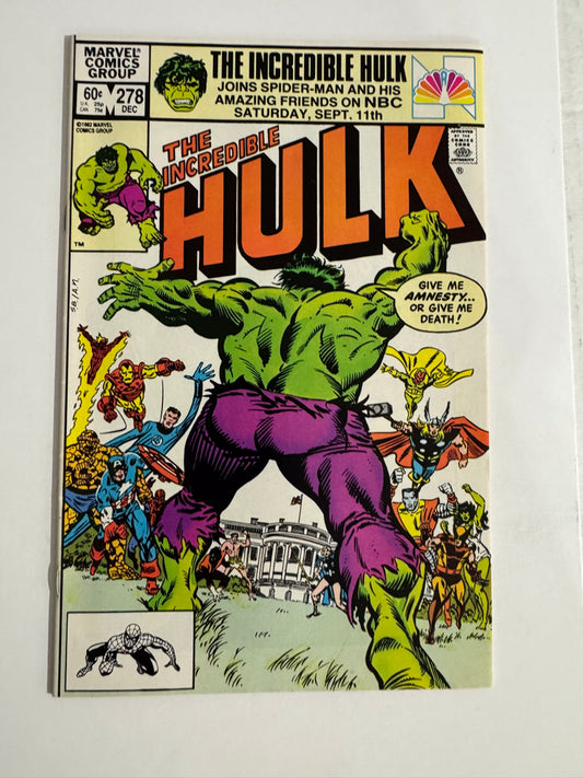 INCREDIBLE HULK #278 NM-