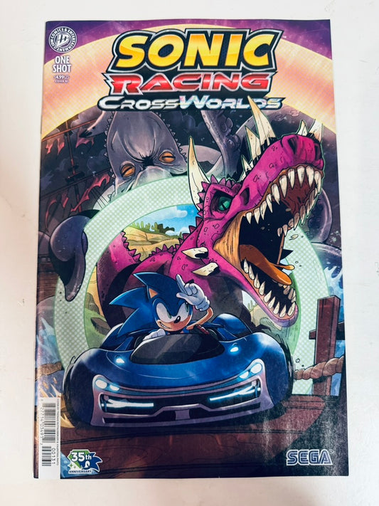 Sonic the Hedgehog: Sonic Racing CrossWorlds #1 NM 1:10 Thomas Rothlisberger Variant