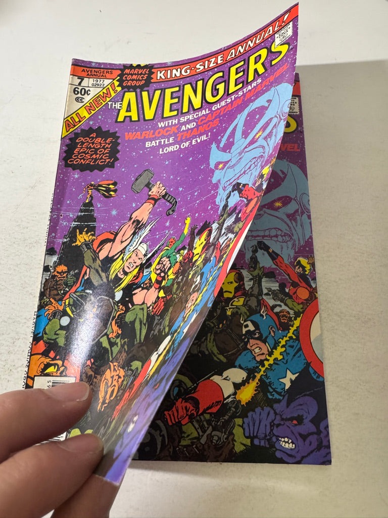 AVENGERS ANNUAL #7  Jim Starlin Cover DOUBLE COVER