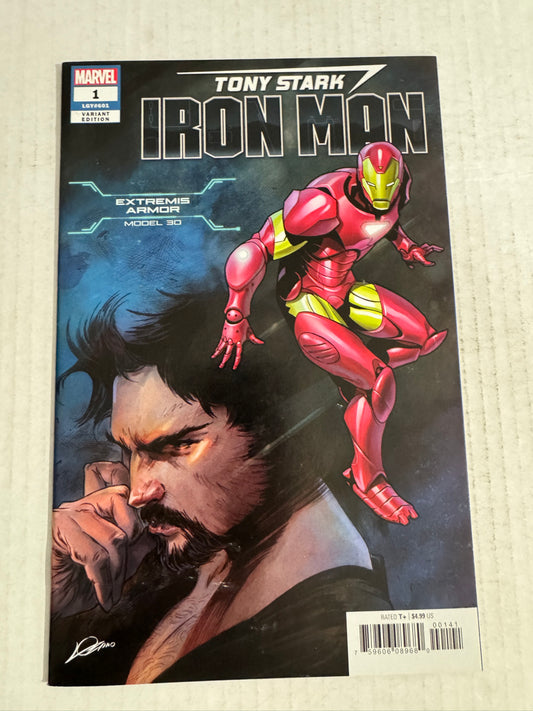 TONY STARK IRON MAN #1 VF- Alexander Lozano Extremis Armor Variant