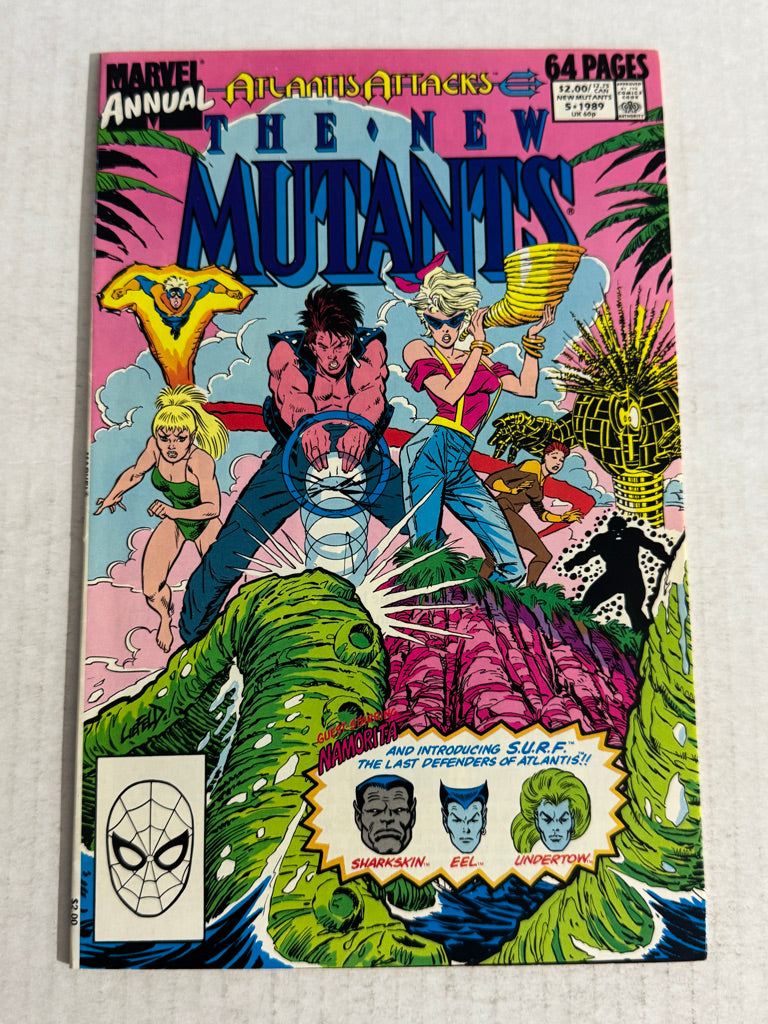 NEW MUTANTS ANNUAL #5 1989 Rob Liefeld Cover