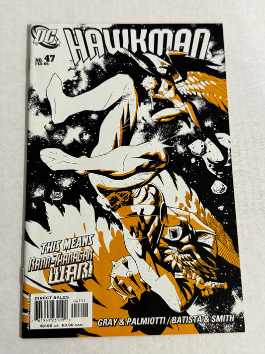 HAWKMAN #47 Vol 4 Adam Kubert Cover