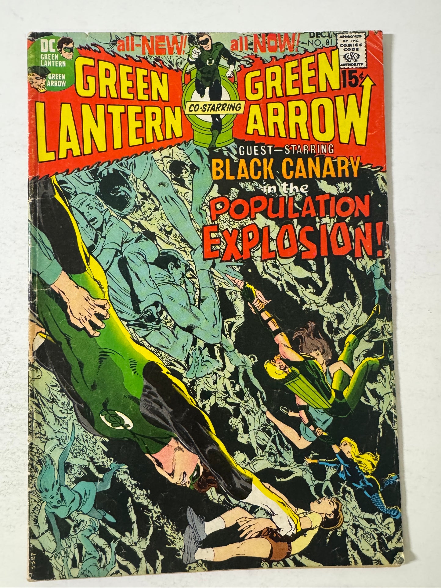 GREEN LANTERN GREEN ARROW #81 GD/VG Neal Adams Cover