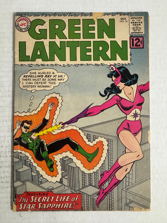 GREEN LANTERN #16 GD 1ST APPEARANCE