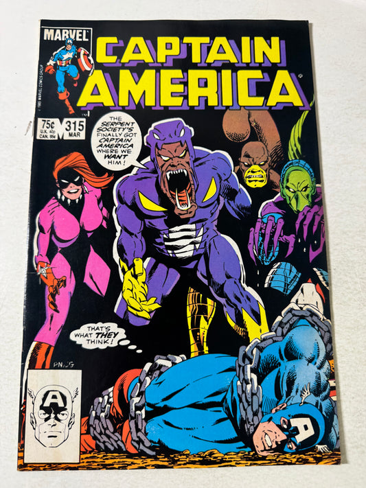 CAPTAIN AMERICA #315 FN/VF