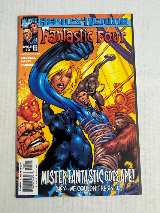 FANTASTIC FOUR #3 Vol 3 NM
