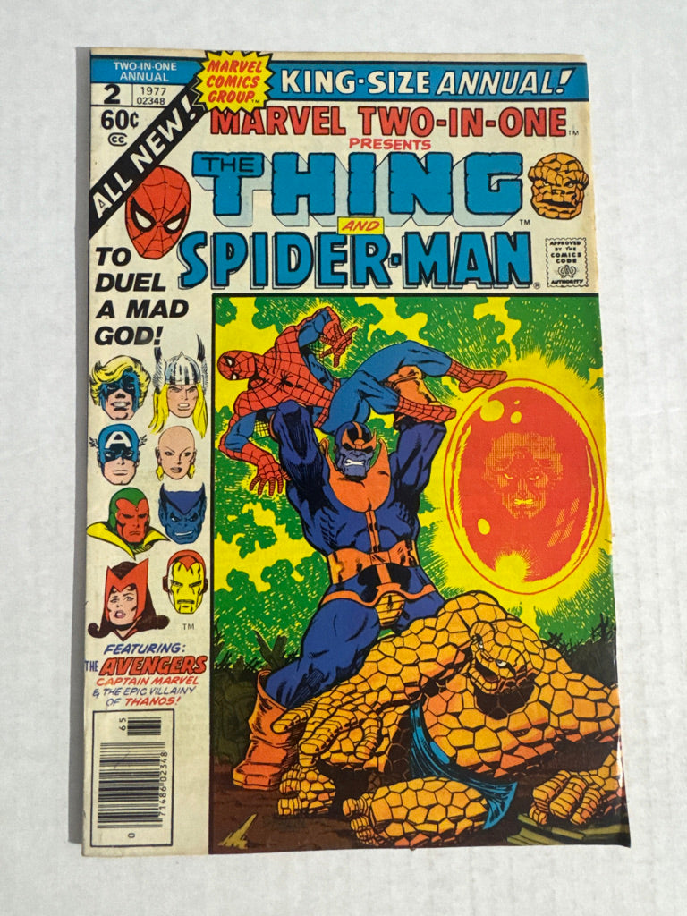 MARVEL TWO-IN-ONE ANNUAL #2 VG/FN Jim Starlin Cover 1ST APPEARANCE