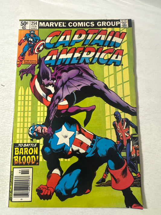 CAPTAIN AMERICA #254 VF Newsstand