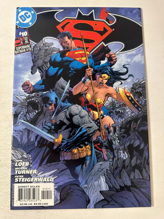 SUPERMAN BATMAN #10 VF/NM Jim Lee Cover