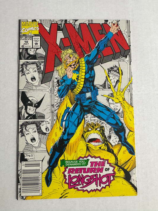 X-MEN #10 NM Jim Lee Cover NEWSSTAND