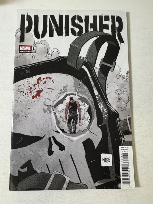 PUNISHER #1 Vol 12 NM- Parlov Variant