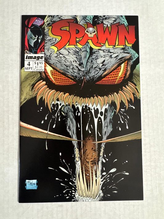 SPAWN #4 NM Todd McFarlane Cover W/ Coupon