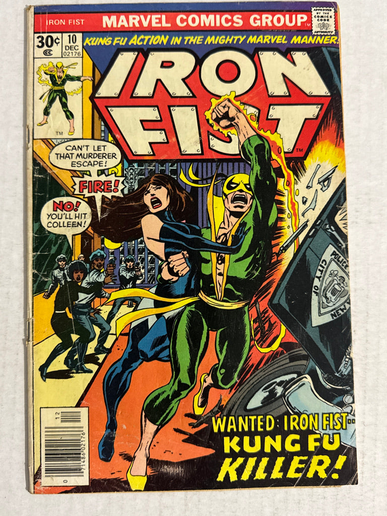 IRON FIST #10 VG- John Byrne Cover