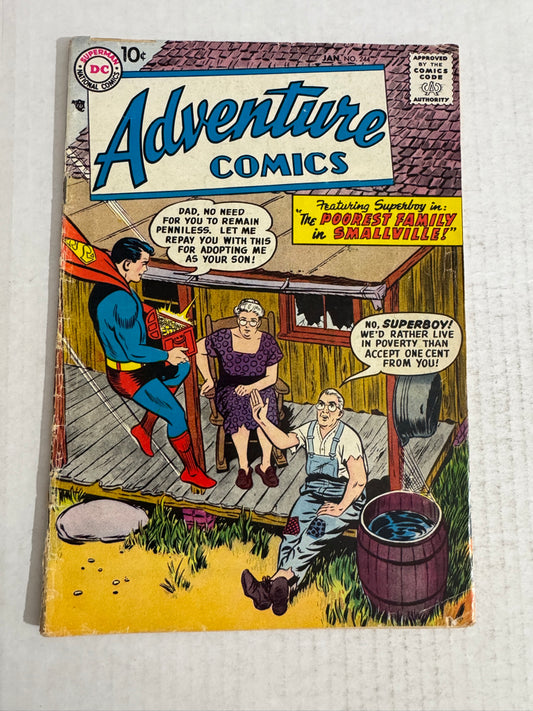 ADVENTURE COMICS #244 GD