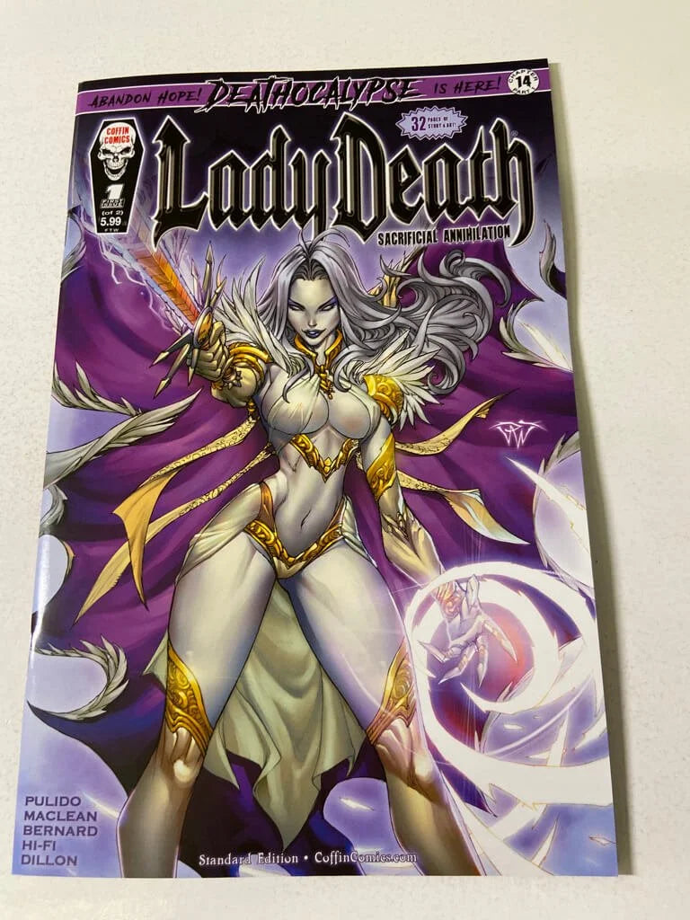 LADY DEATH Sacrificial Annihilation #1 NM