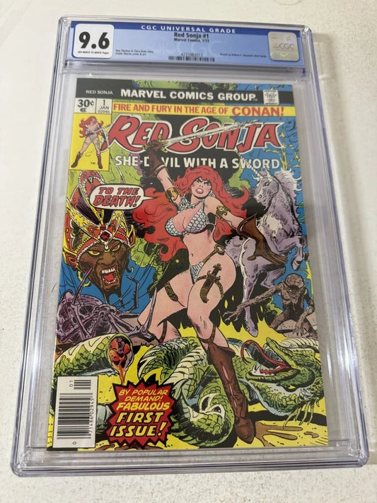 RED SONJA #1 CGC 9.6