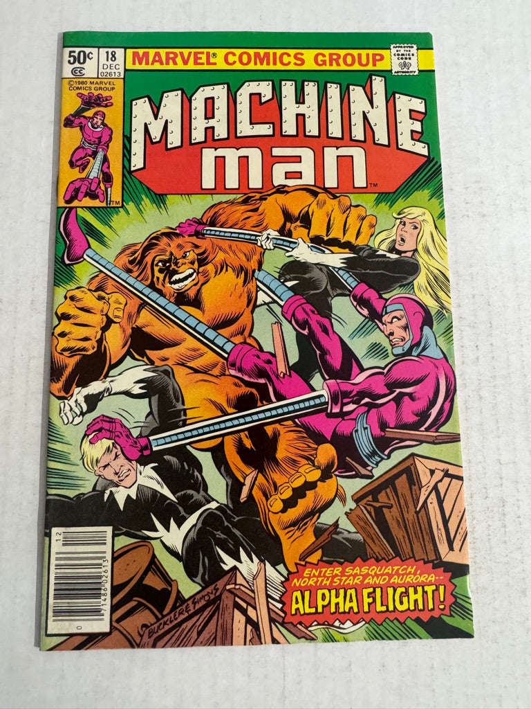 MACHINE MAN #18 VF-