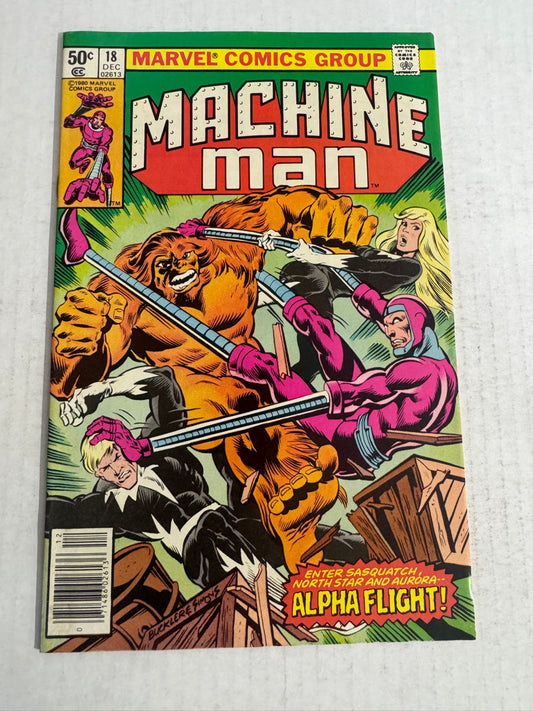 MACHINE MAN #18 VF-
