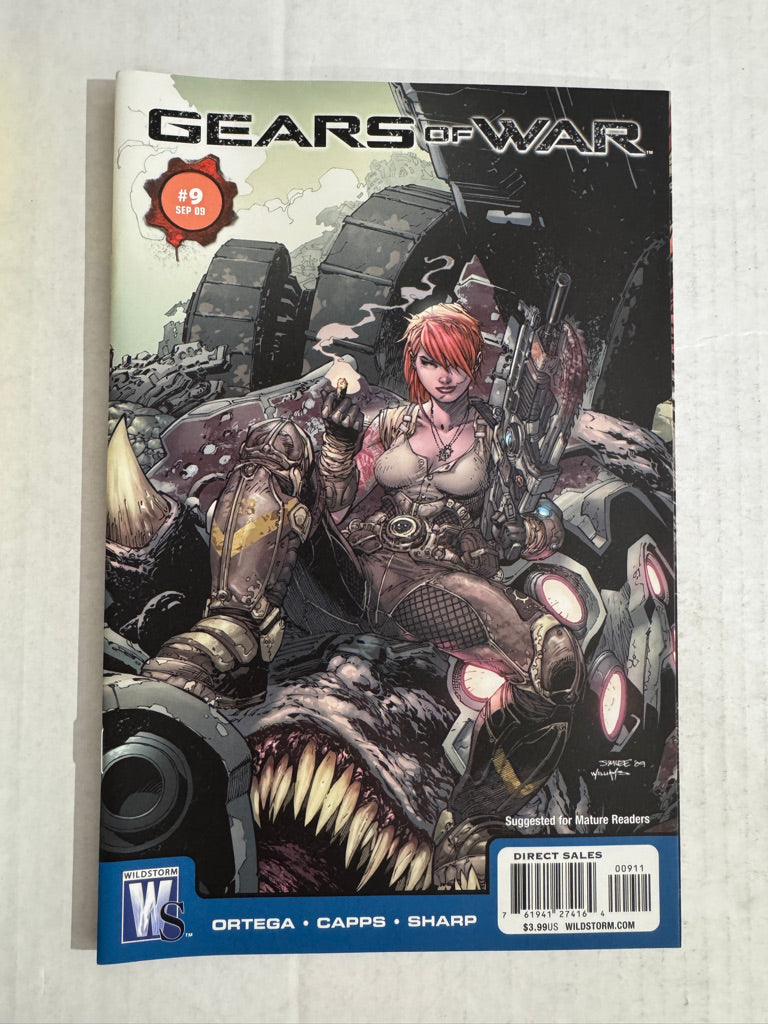 GEARS OF WAR #9 NM Jim Lee Cover