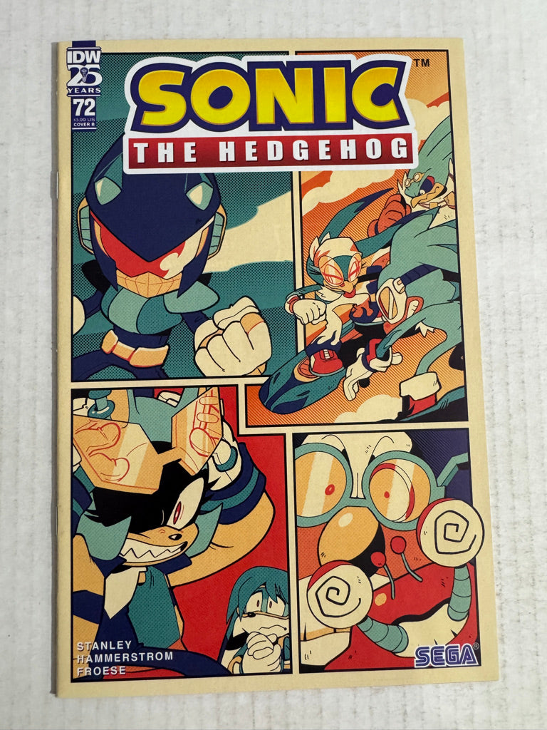 SONIC THE HEDGEHOG #72 NM B Variant