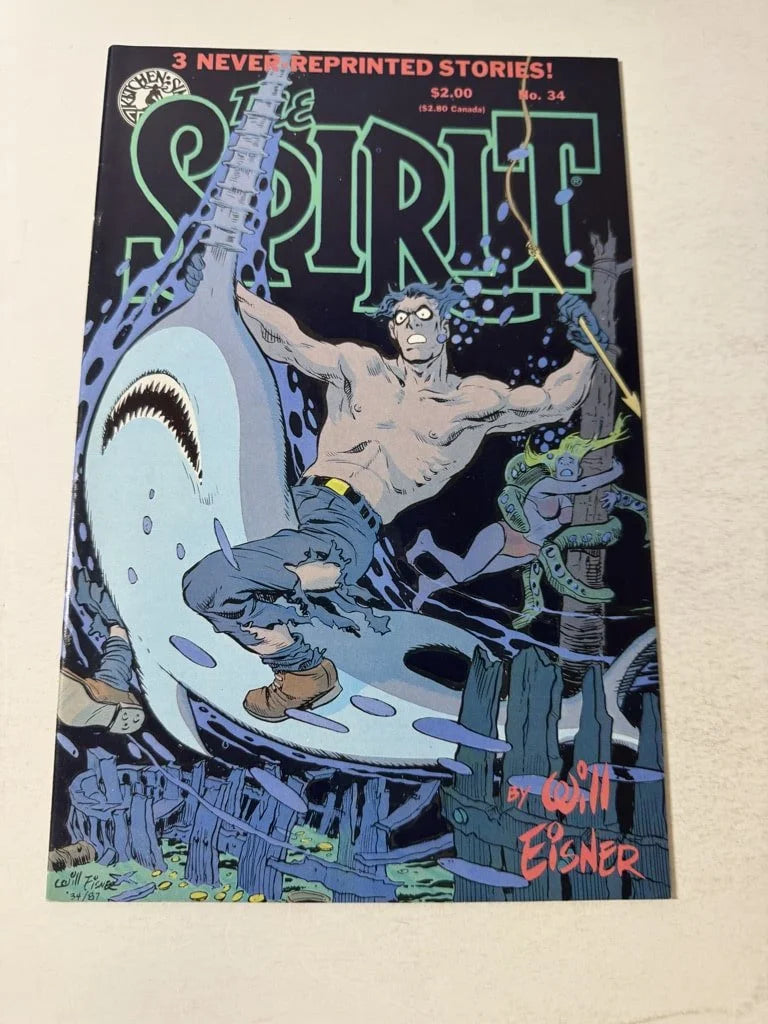 THE SPIRIT #34 NM (Kitchen Sink)