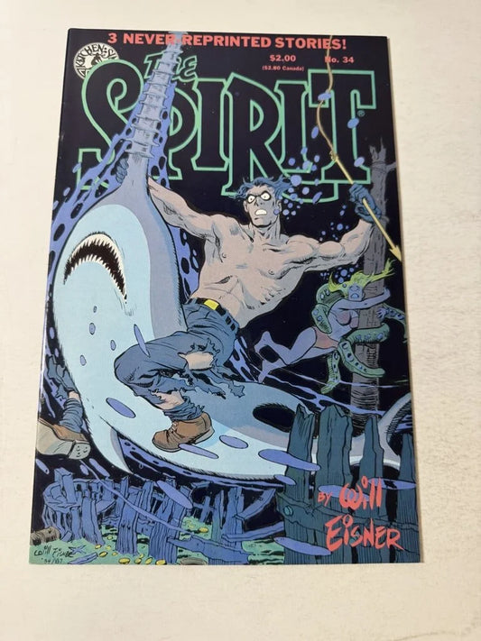 THE SPIRIT #34 NM (Kitchen Sink)