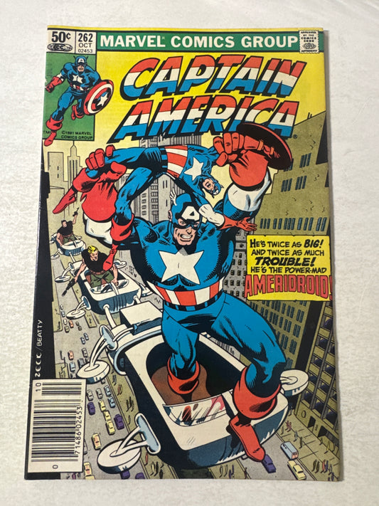 CAPTAIN AMERICA #262 VF NEWSSTAND