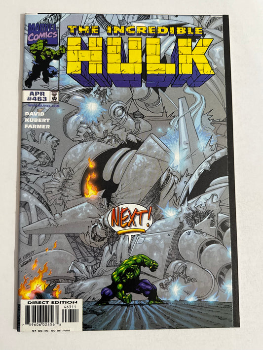 INCREDIBLE HULK #463 NM  Adam Kubert Cover