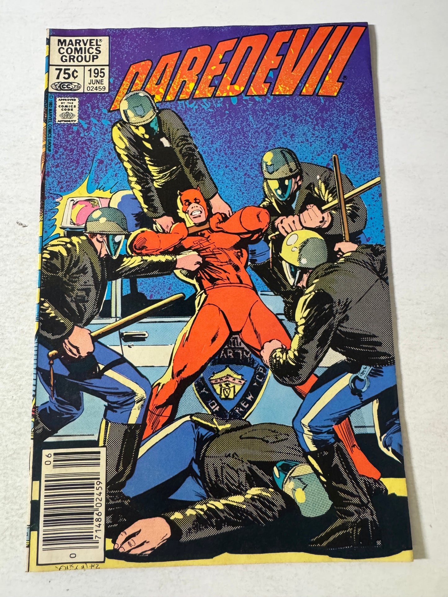DAREDEVIL #195 FN+ CANADIAN PRICE VARIANT
