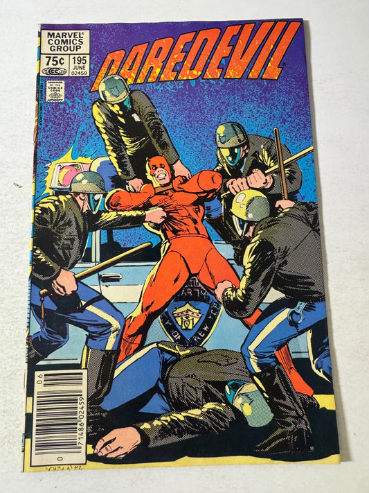 DAREDEVIL #195 FN+ CANADIAN PRICE VARIANT