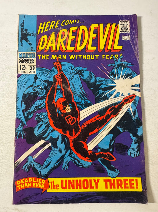 DAREDEVIL #39 GD 1ST APPEARANCE