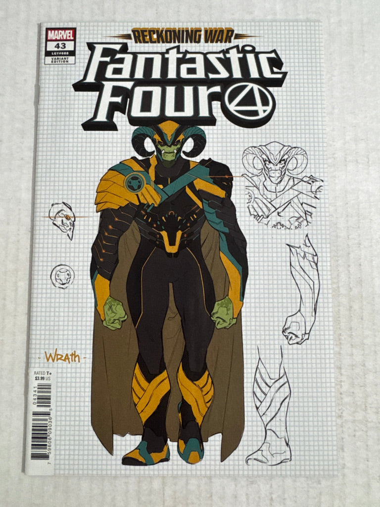 FANTASTIC FOUR #43 Vol 6 NM 1:10 Design Variant