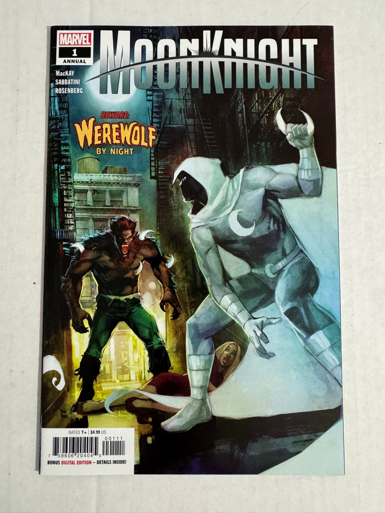 MOON KNIGHT ANNUAL #1 2022 NM Rod Reis Cover