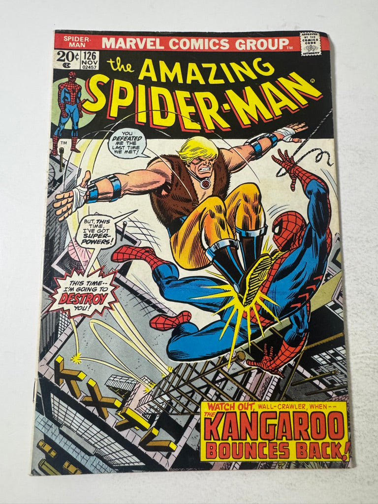 AMAZING SPIDER-MAN #126 VG-