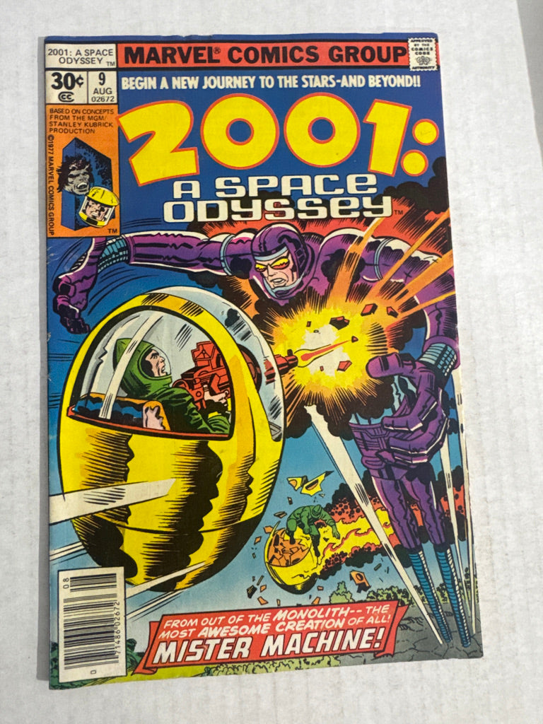 2001: A SPACE ODYSSEY #9 Jack Kirby Cover