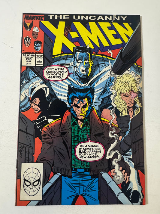 UNCANNY X-MEN #245 FN/VF Rob Liefeld Cover