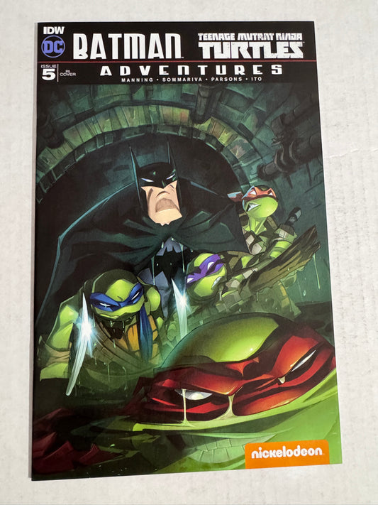BATMAN TEENAGE MUTANT NINJA TURTLES ADVETURES #5 NM 1:10 Jeff Matsuda Variant