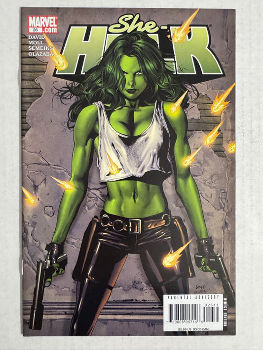 SHE-HULK 26 Vol 2 NM Mike Deodato Jr Cover