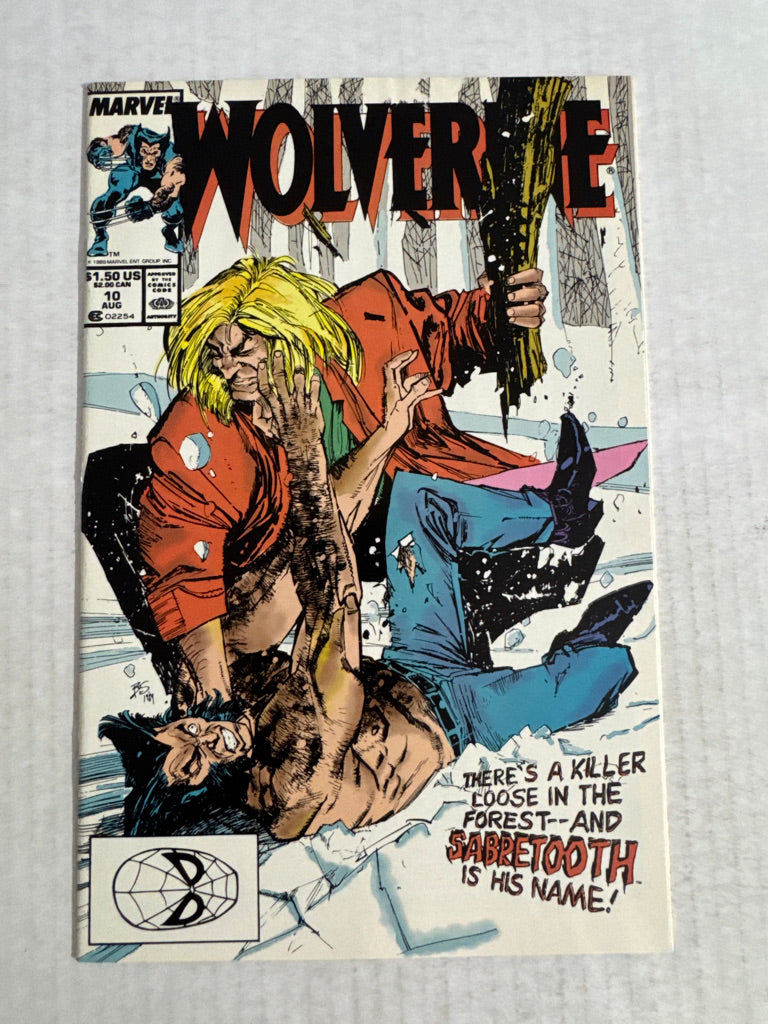 WOLVERINE #10 NM Bill Sienkiewicz Cover