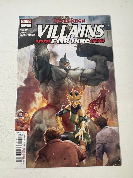 DEVIL'S REIGN HEROES FOR HIRE #1 NM Skan Cover