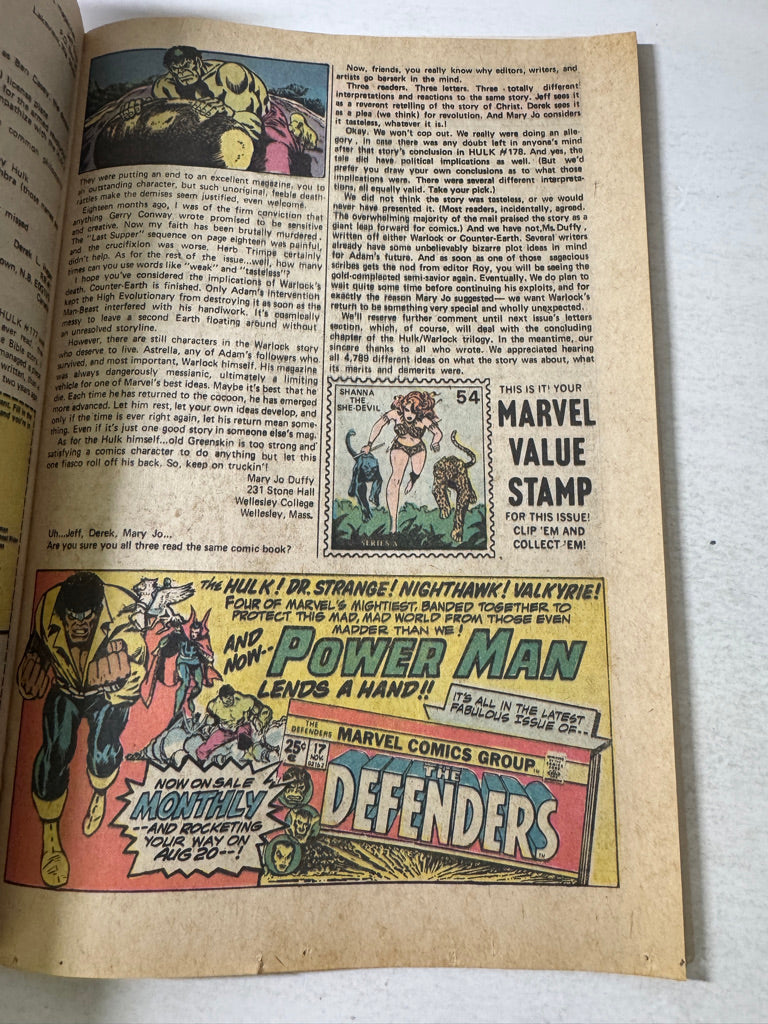 INCREDIBLE HULK #181 VG/FN 1ST APPEARANCE