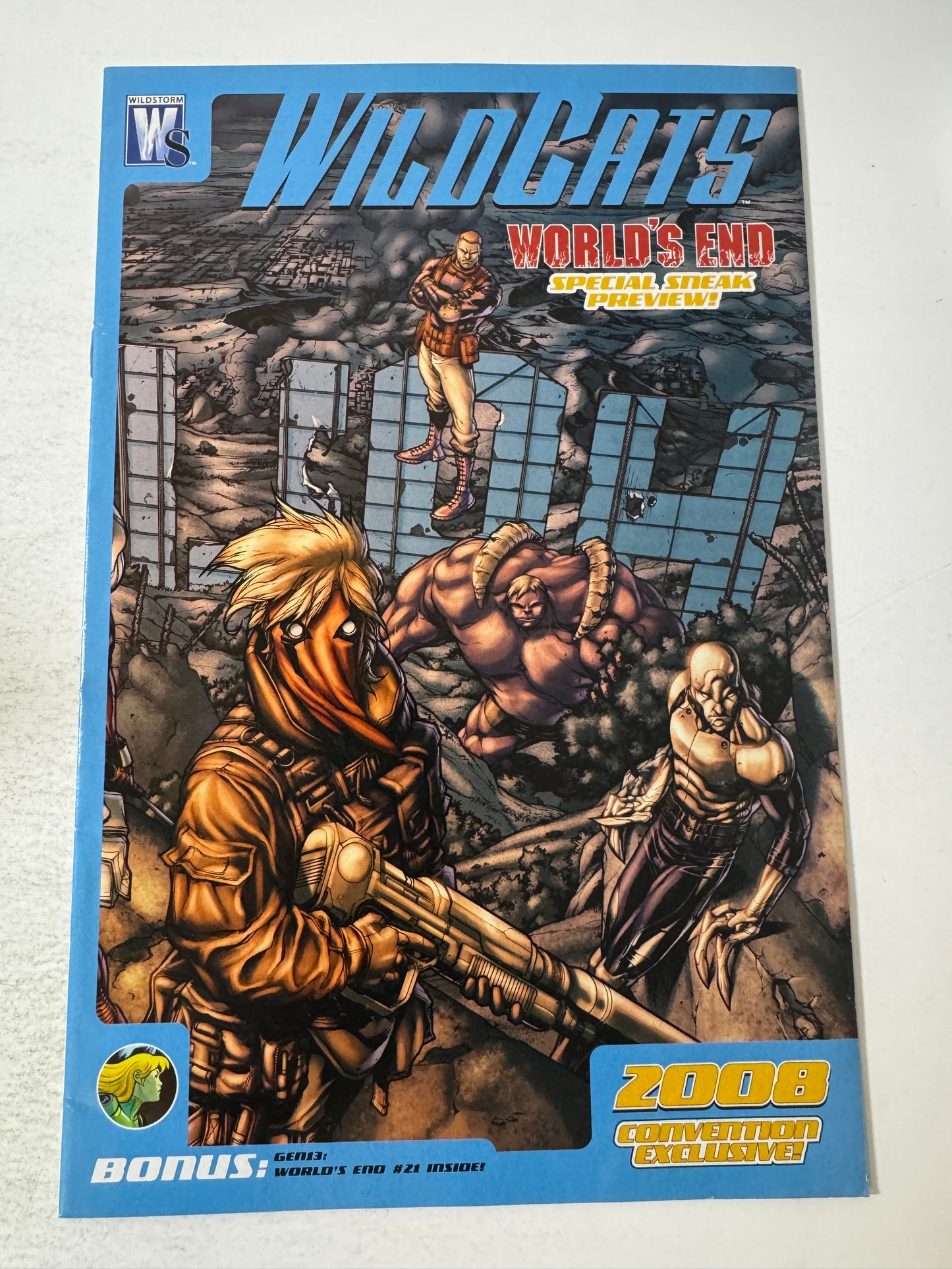 WILDCATS / AUTHORITY World's End Special Sneak Preview VF 2008 Convention Exclusive