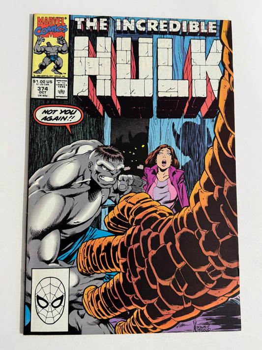 INCREDIBLE HULK #374 VF/NM Dale Keown Cover
