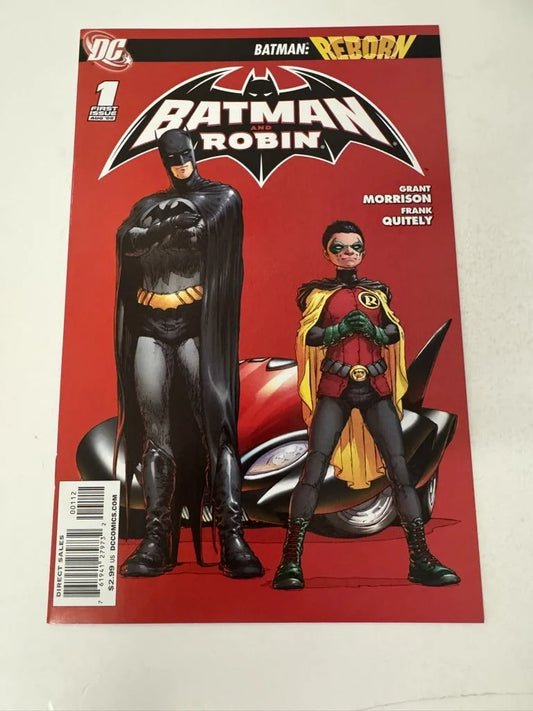 BATMAN & ROBIN #1 NM Frank Quitely 2nd Print Variant 1ST APPEARANCE