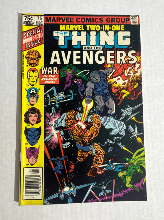 MARVEL TWO-IN-ONE #75 FN NEWSSTAND