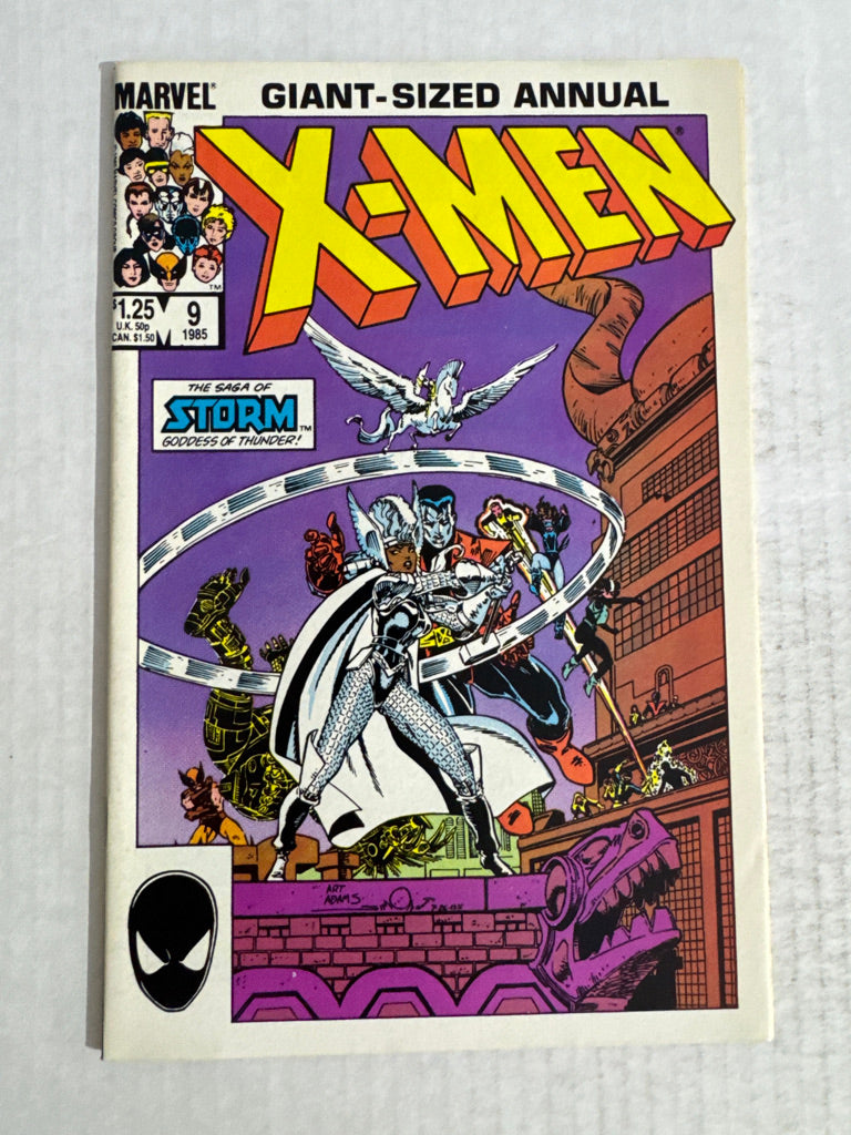UNCANNY X-MEN ANNUAL #9 NM 1985 Arthur Adams Cover