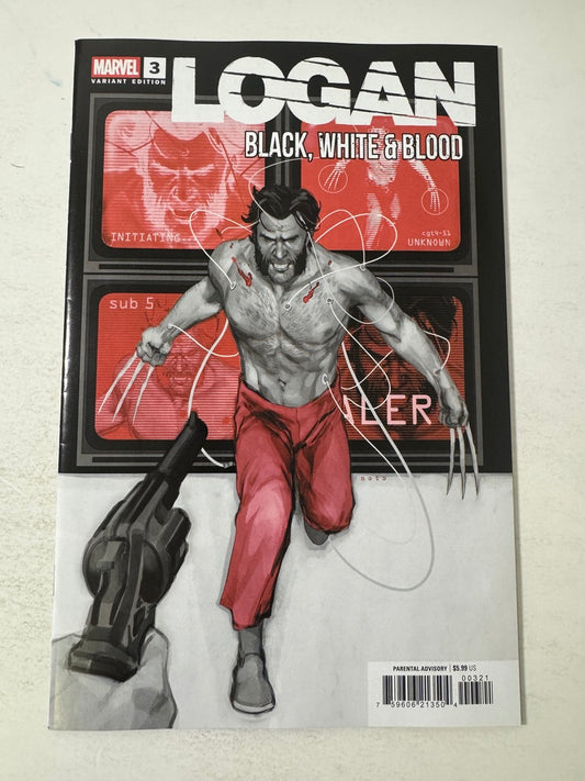 LOGAN Black White & Blood #3 NM Phil Noto Variant
