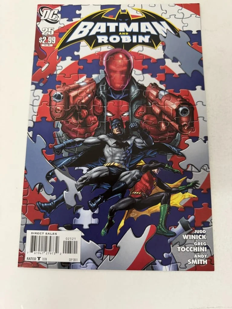 BATMAN & ROBIN #25 NM- 1:10 JG Jones Variant